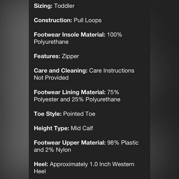 Boots brown child kid toddler zip western cowboy cowgirl nwt - Picture 8 of 12